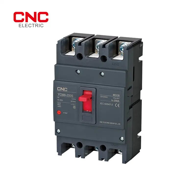 Автоматический выключатель в литом корпусе YCM8-160 3P, 63 A, 25/18kA, 400 V, S (CNC Electric) Автоматический выключатель в литом корпусе YCM8-160 3P, 63 A, 25/18kA, 400 V, S (CNC Electric)